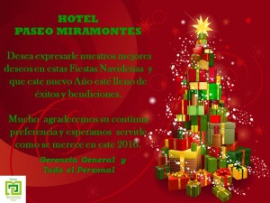 FELIZ NAVIDAD Hotel Paseo Miramontes Dic15